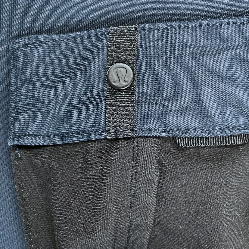 Lululemon ABC Pant Relaxed 36x33 Navy Warpstreme Travel 5 Pocket Stretch M5949S